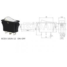 КЛЮЧЕ KCD3-101N-12